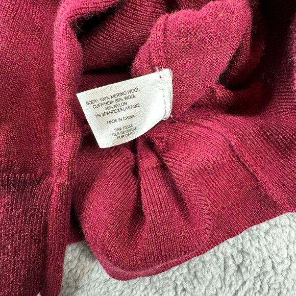 Orvis 100% merino wool sweater sz medium - Picture 5 of 9